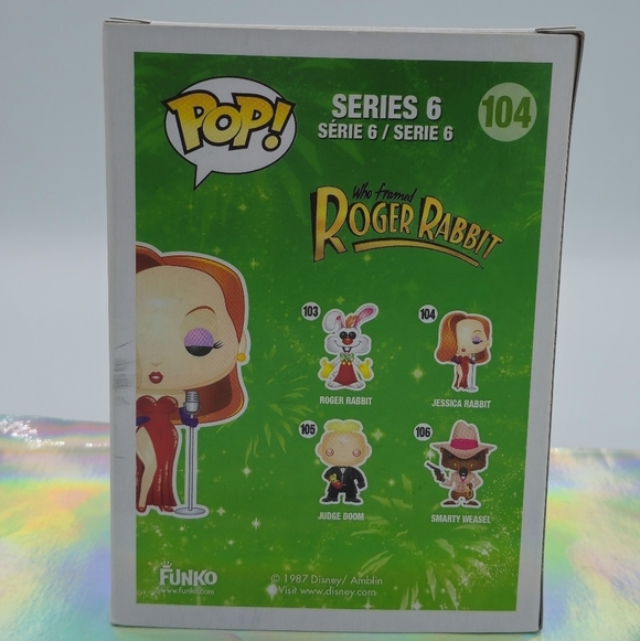 Funko POP! Disney Roger Rabbit Jessica Rabbit #104 Vinyl Figure - Picture 5 of 8